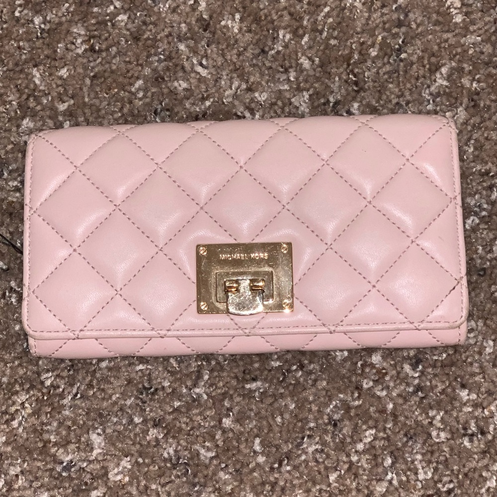 Pink mk wallet